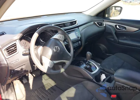 2015 Nissan Rogue S из США, поврежденный, VIN KNMAT2MT3FP548957